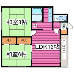 サングレイスエイトの物件間取画像